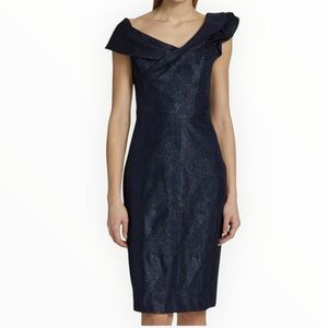 TERI JON By Rickie Freeman
Shimmering Sheath Dress Blue Party Wedding Event 8